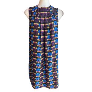 Anna Sui X Target Collab Mod Geometric Sleeveless Sheath Dress Women's XS